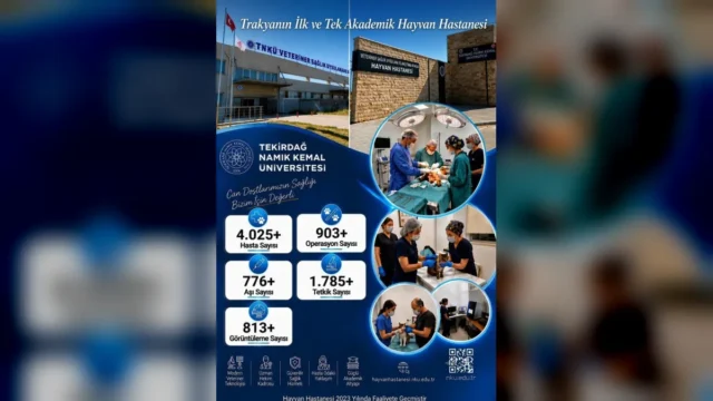 Tekirdağ’da Trakya’nın İlk Akademik Hayvan Hastanesi