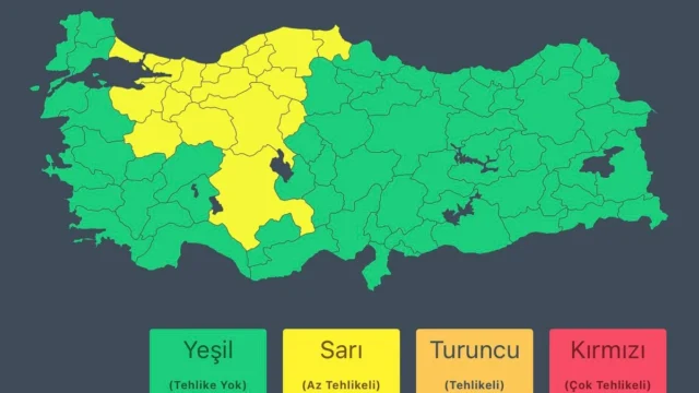 Meteoroloji’den 5 il için kuvvetli sağanak uyarısı