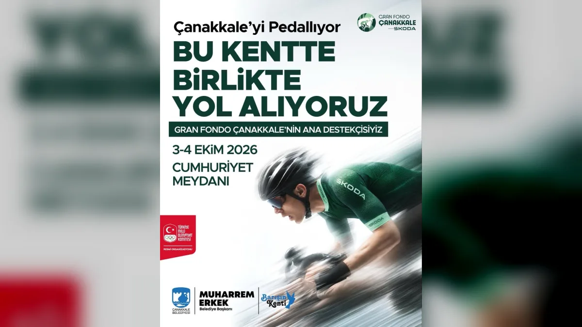 1915 Çanakkale Köprüsü üzerinde bisikletçilerin katıldığı Gran Fondo yarışı