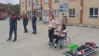 Keşan’da Deprem ve Yangın Tatbikatı