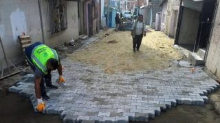 Süleymanpaşa’da Bugün Yol Yapım Çalışması