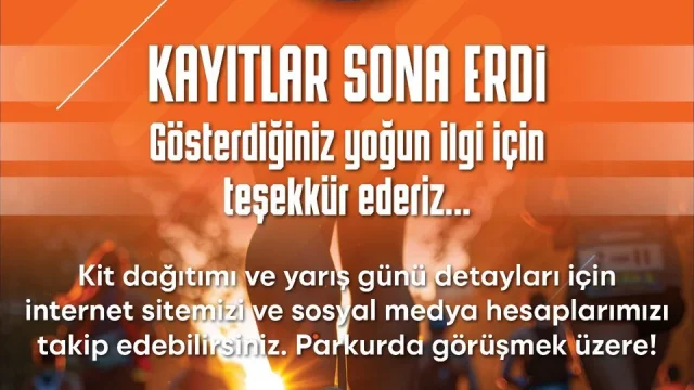 Çorlu Yarı Maratonu koşu etkinliği ve kayıt duyurusu