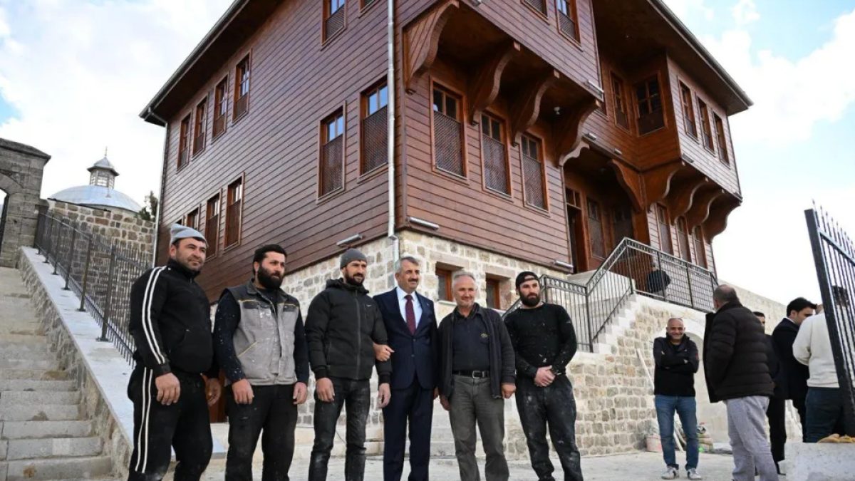 Edirne Muradiye Mevlevihanesi'nin restore edilmiş görünümü