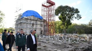 Edirne’de Evliya Kasım Paşa Camisi’nde Restorasyon Sona Eriyor