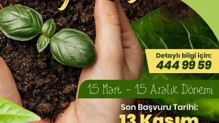 Çorlu’da hobi bahçesi başvuruları başladı