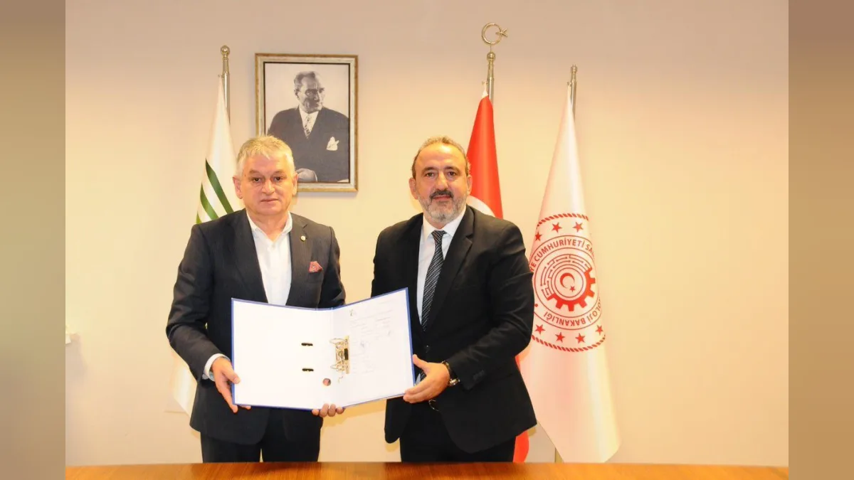 Tekirdağ TSO kalite yönetim sistemi için imza töreni