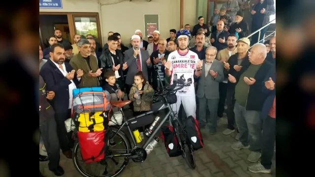 Çanakkale’den Kâbe’ye 4 Bin Km’lik Pedal